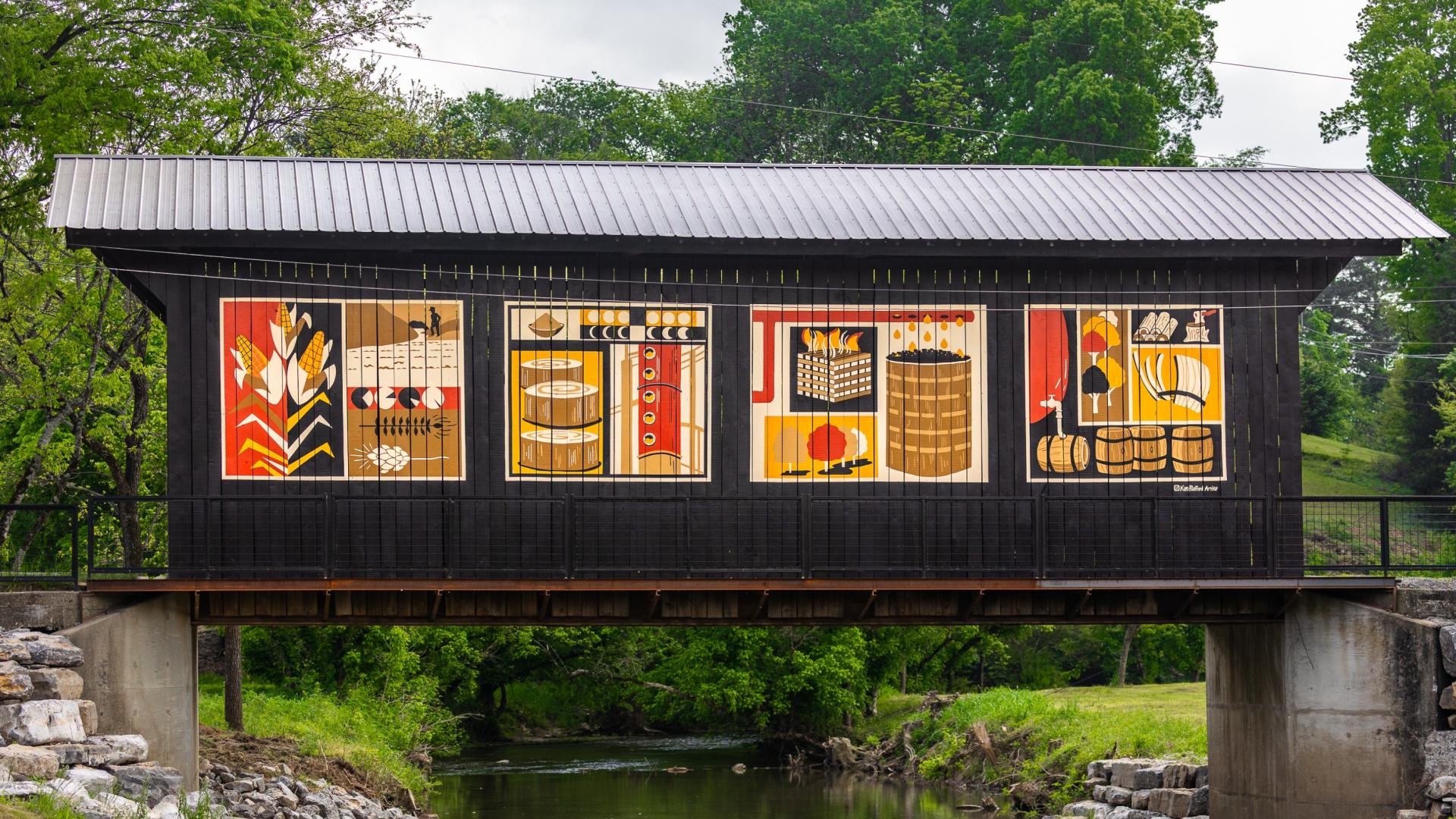 "Crafting Whiskey" Mural