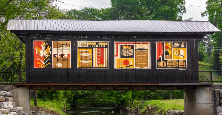 "Crafting Whiskey" Mural - Gallery Image 2